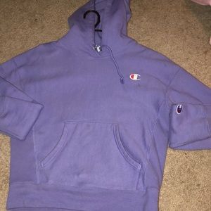 Purple champion hoodie